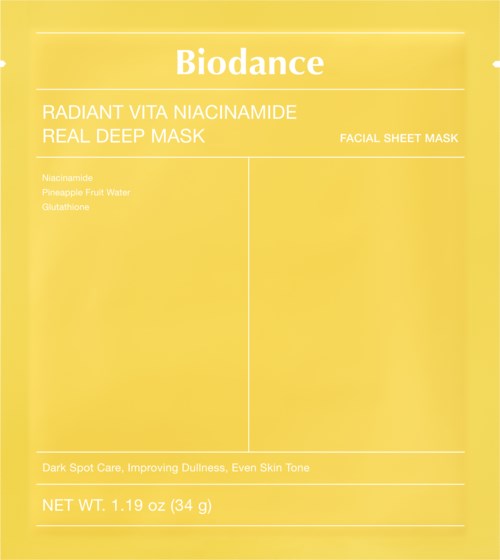 Biodance Radiant Vita Niacinamide Real Deep Mask 34 g