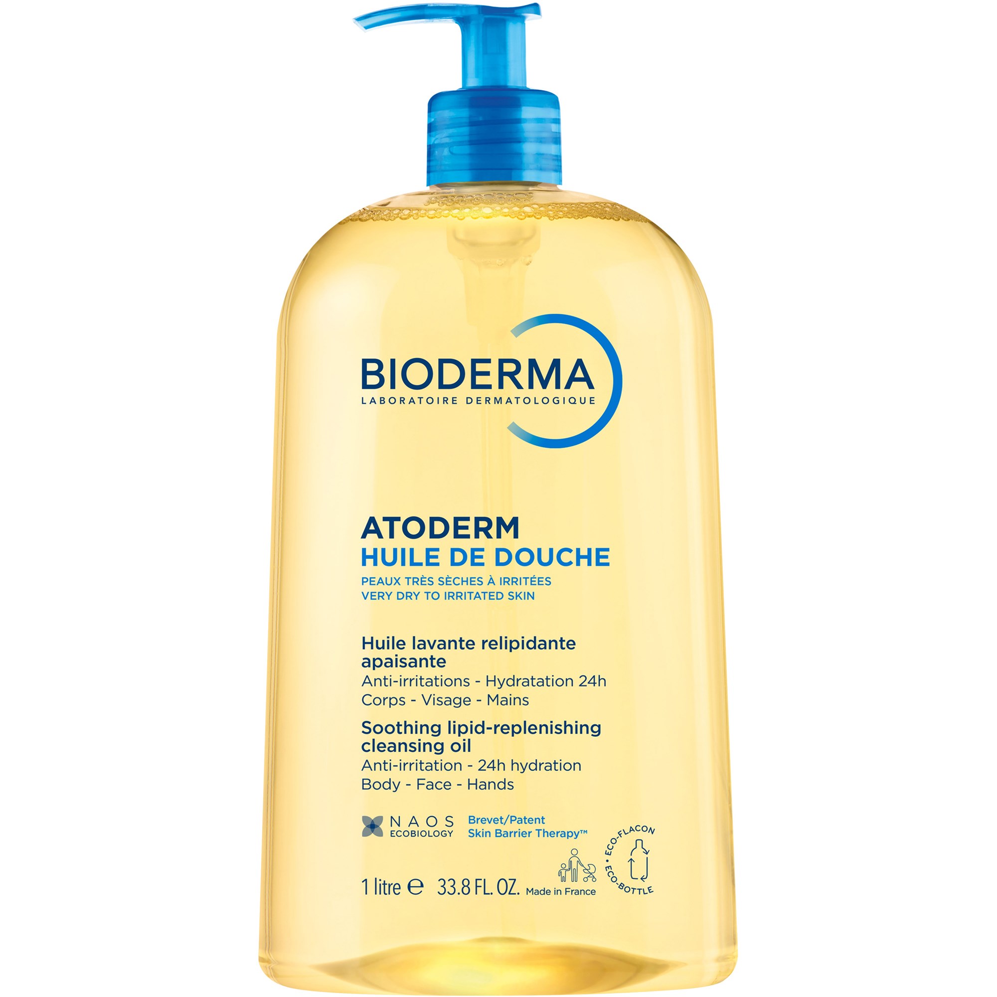 Bioderma Atoderm Soothing Cleansing Oil 1000 ml billede