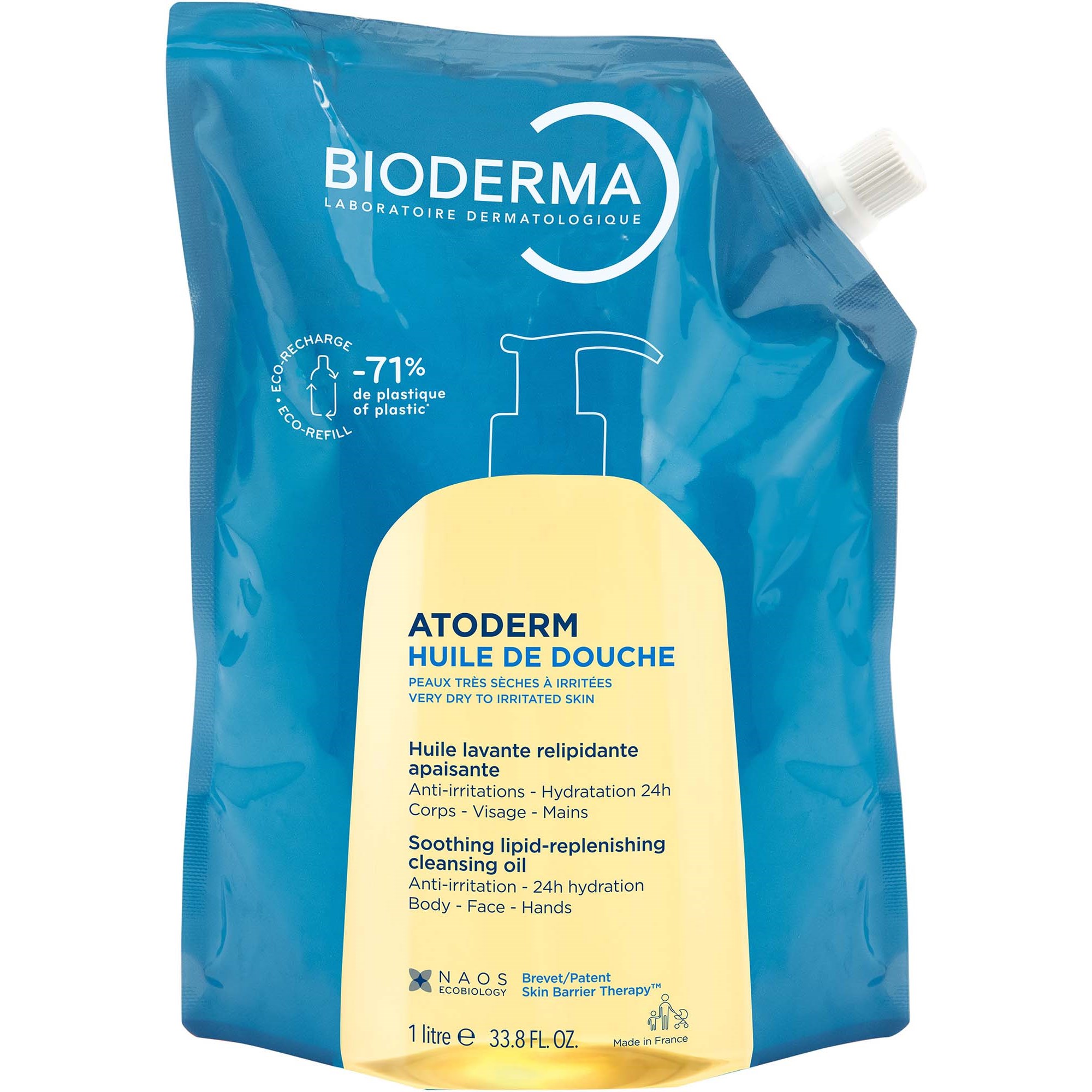 Bioderma Atoderm Huile De Douche Ecorefill 1000 ml