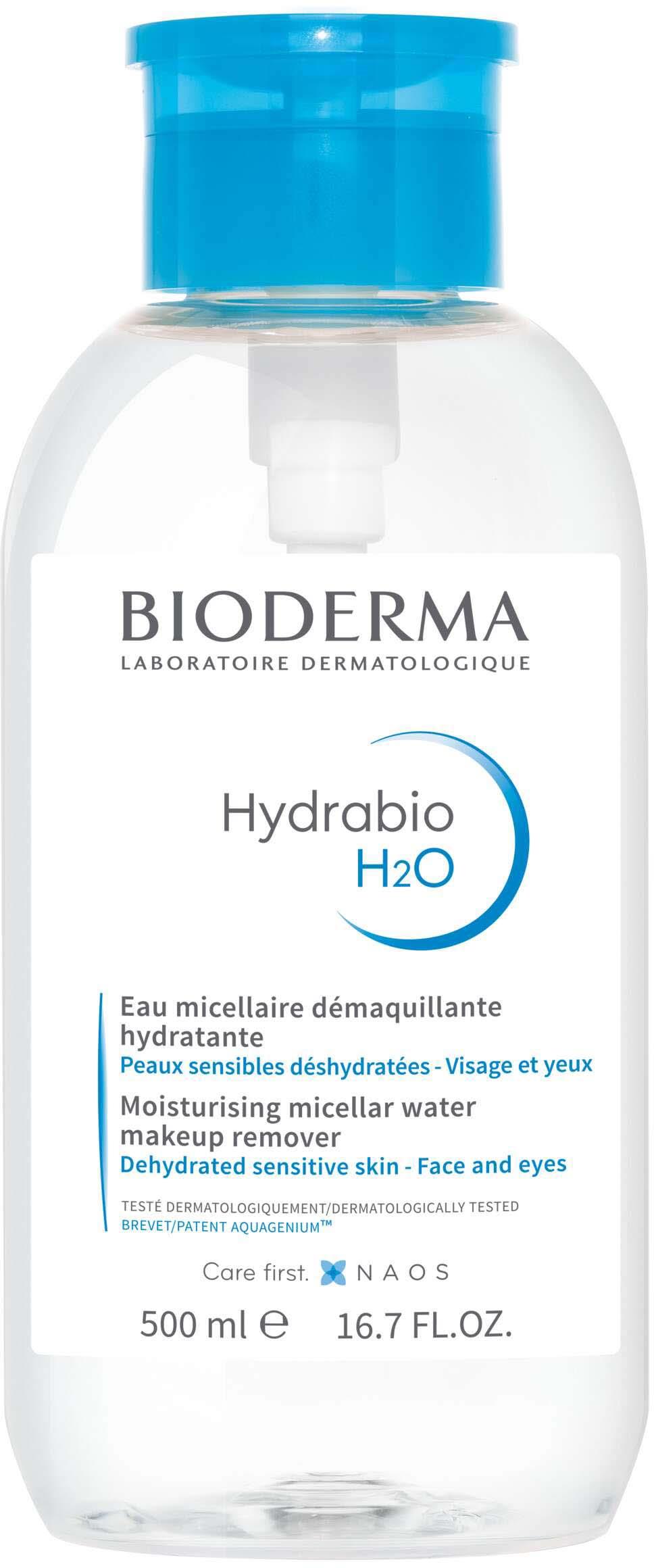 Bioderma Hydrabio H2O Moisturising Micellar Water Makeup Remover 500 ml
