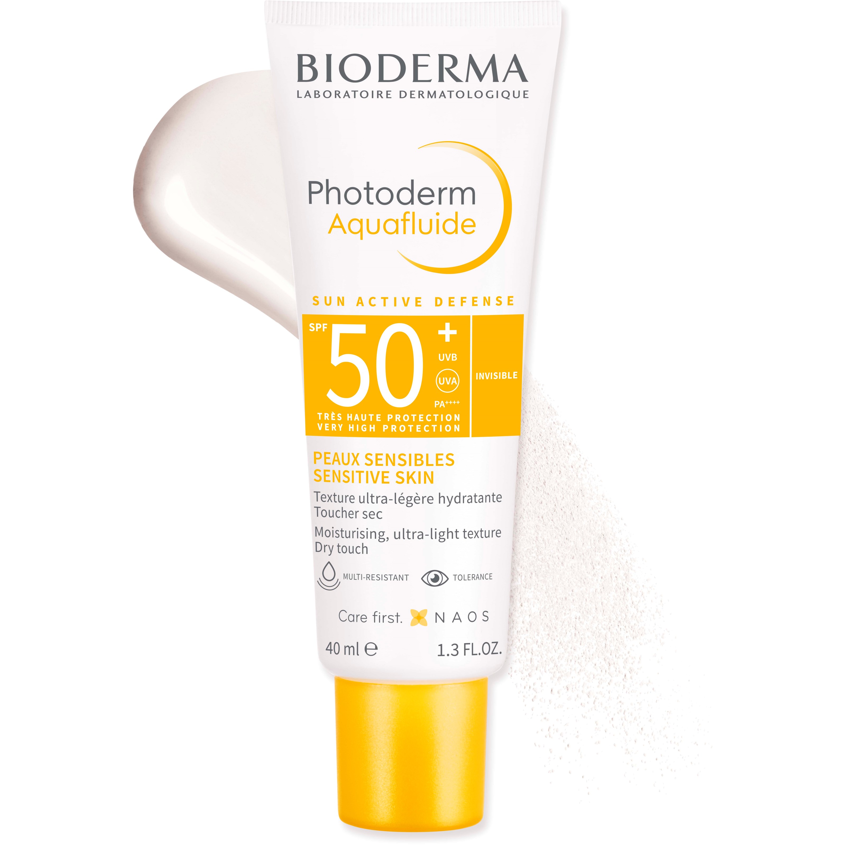 Alternativ bild 1 för Matting protective face cream Photoderm Aqua fluid SPF 50+ 40 ml