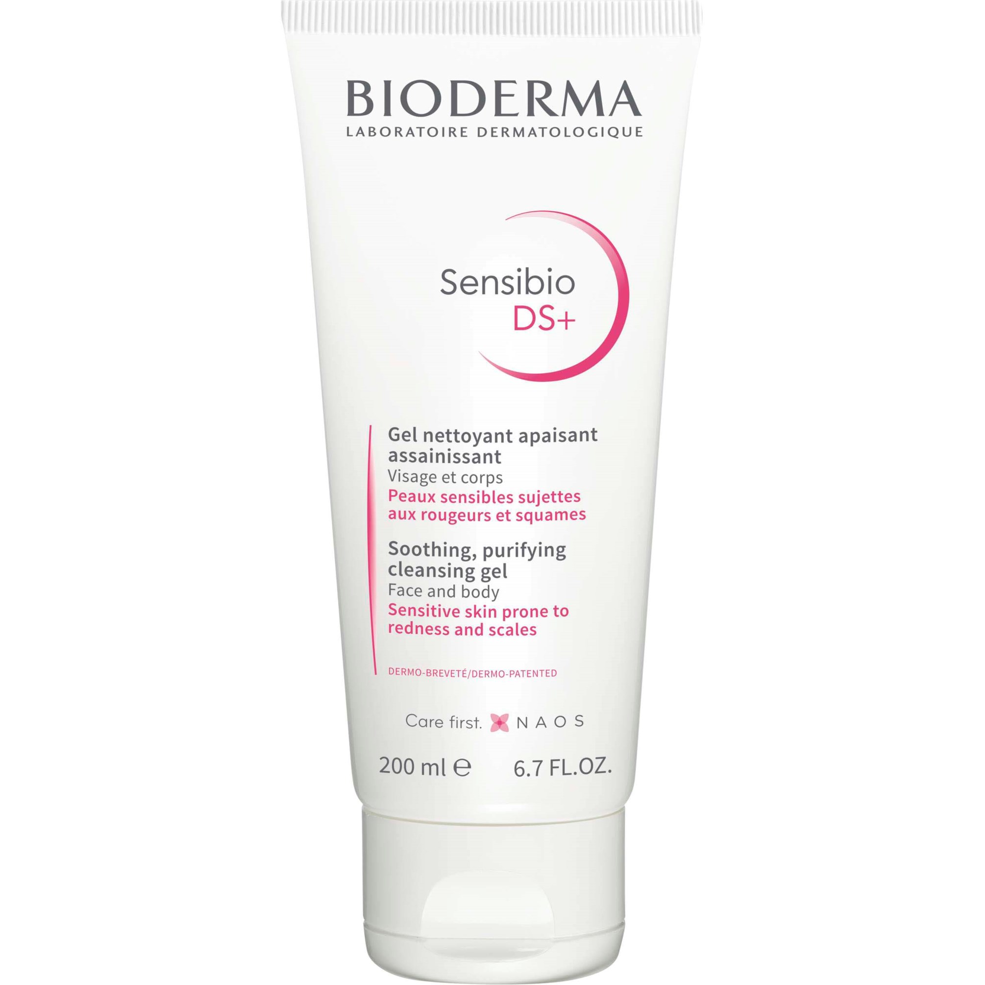 Läs mer om Bioderma Sensibio DS+ Soothing Purifying Cleansing Gel 200 ml