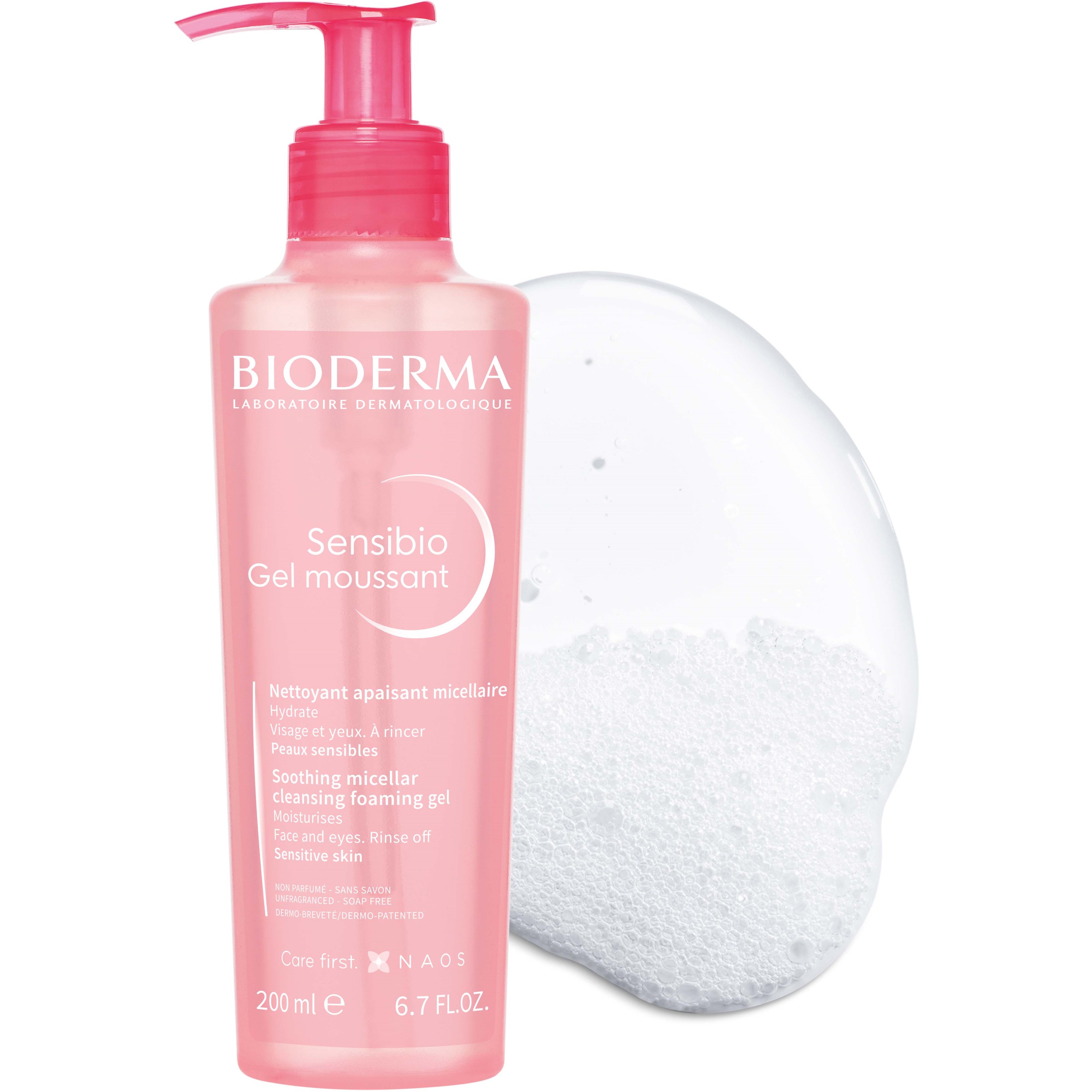 Alternativ bild 1 för Bioderma Sensibio Cleansing Foaming Gel 200 ml