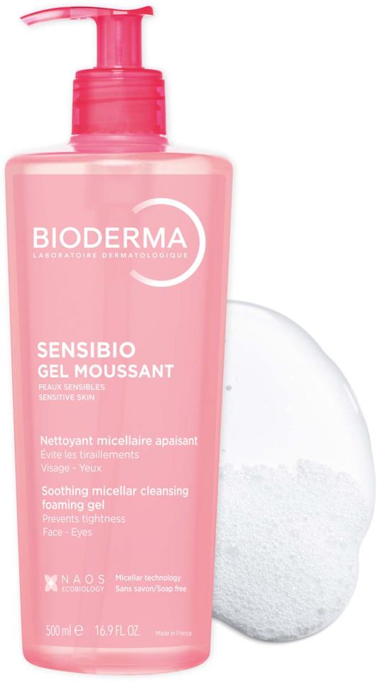 BIODERMA SENSIBIO GEL MOUSSANT 500ML