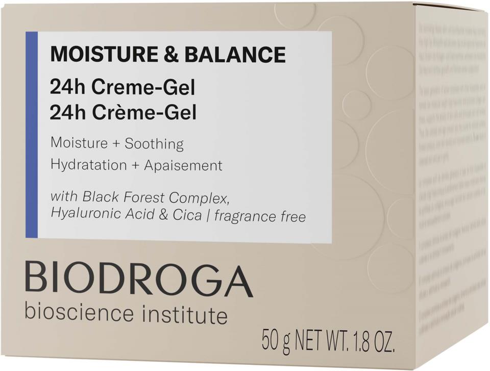 Biodroga Bioscience Institute Moisture & Balance 24h Cream-Gel 50 ml