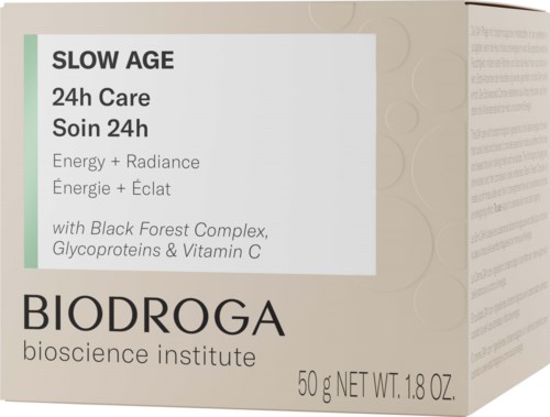 Biodroga huidverzorgingsproduct voor langzame veroudering, 24-uurs verzorging, bevat Black Forest Complex, glycoproteïnen en vitamine C.