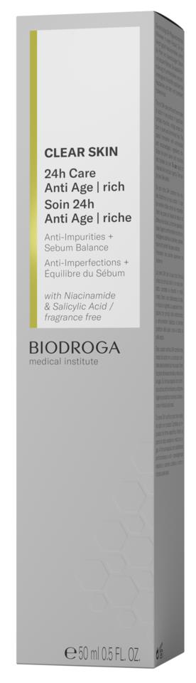 Biodroga Medical Institute Clear Skin 24H Care Anti-Age Rich 50 ml