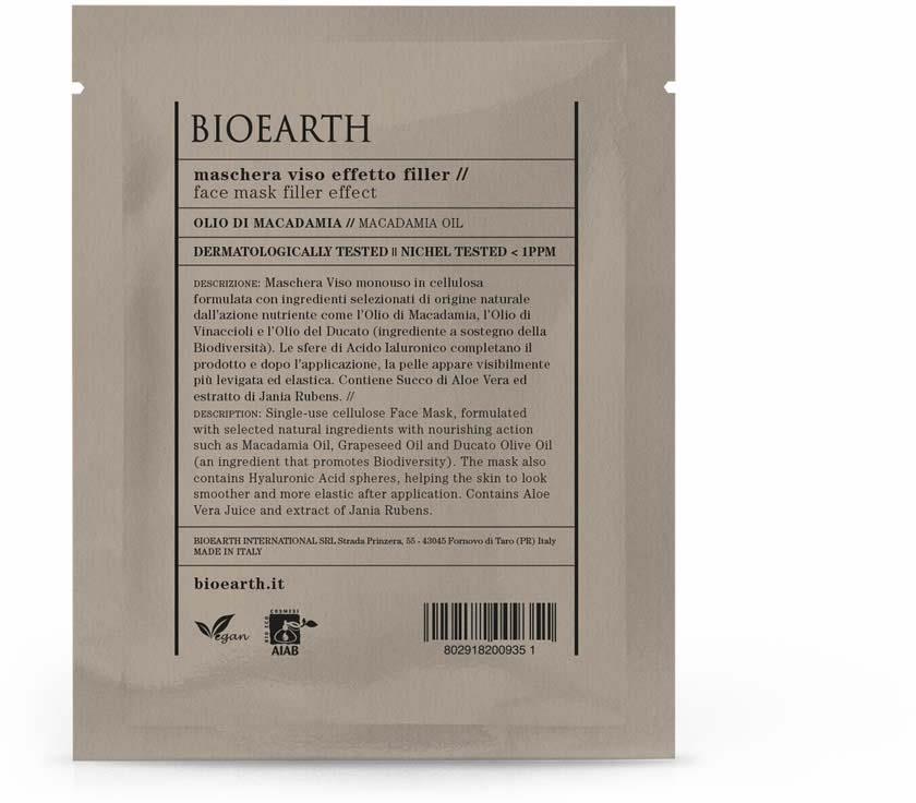 Bioearth Sheetmask Filler Effect 15 ml