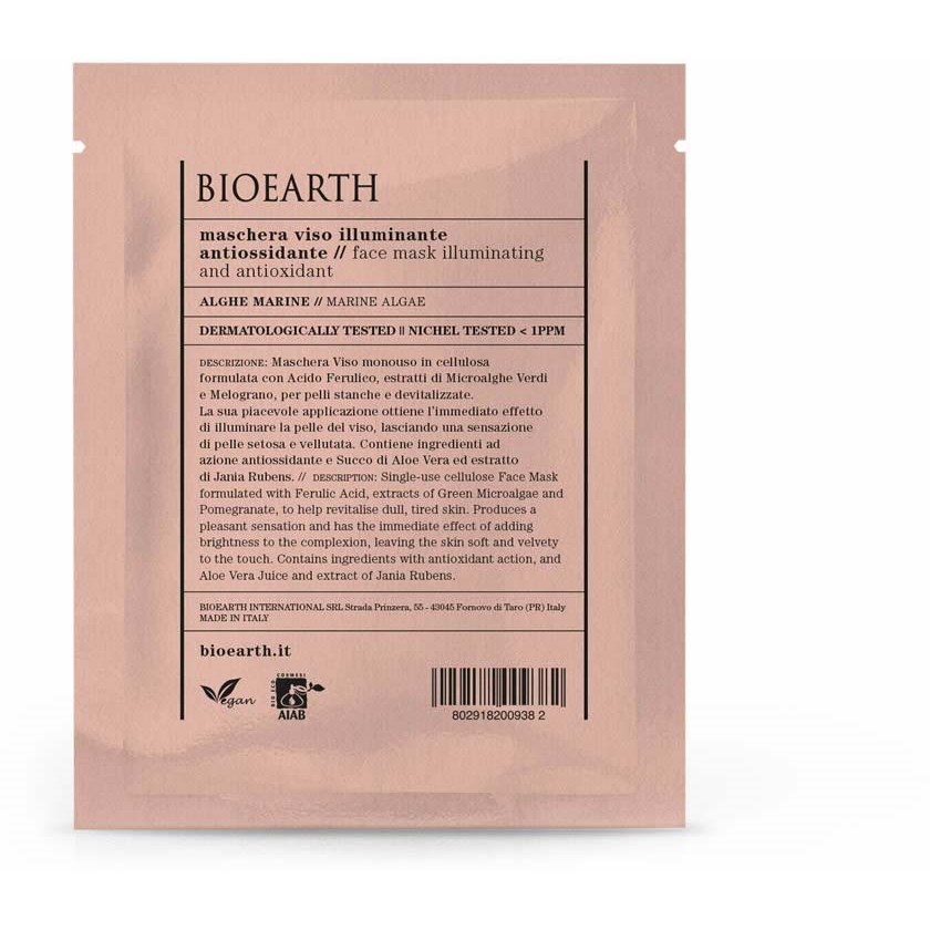 Läs mer om Bioearth Sheetmask Illuminating and Antioxidant 15 ml