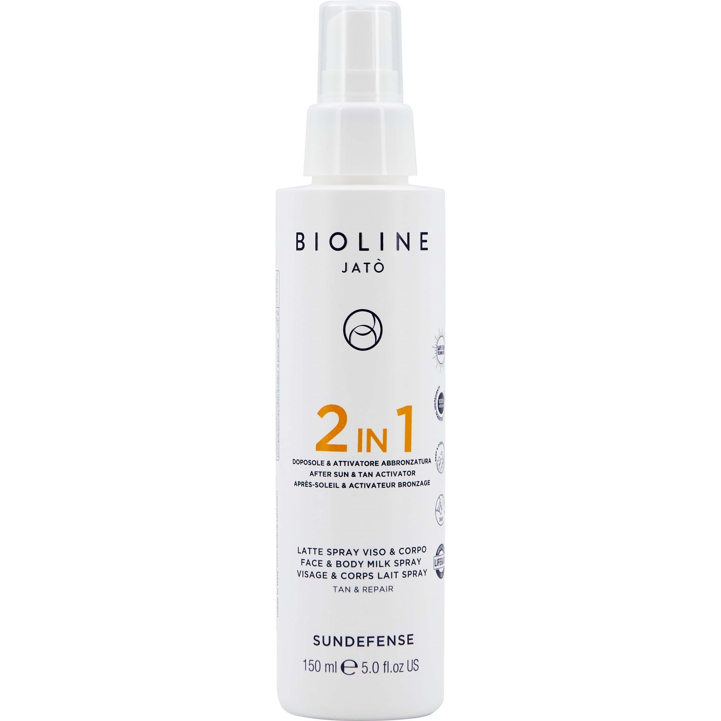 Läs mer om Bioline Jatò 2 IN 1 After Sun & Tan Activator Face & Body Milk Spray T