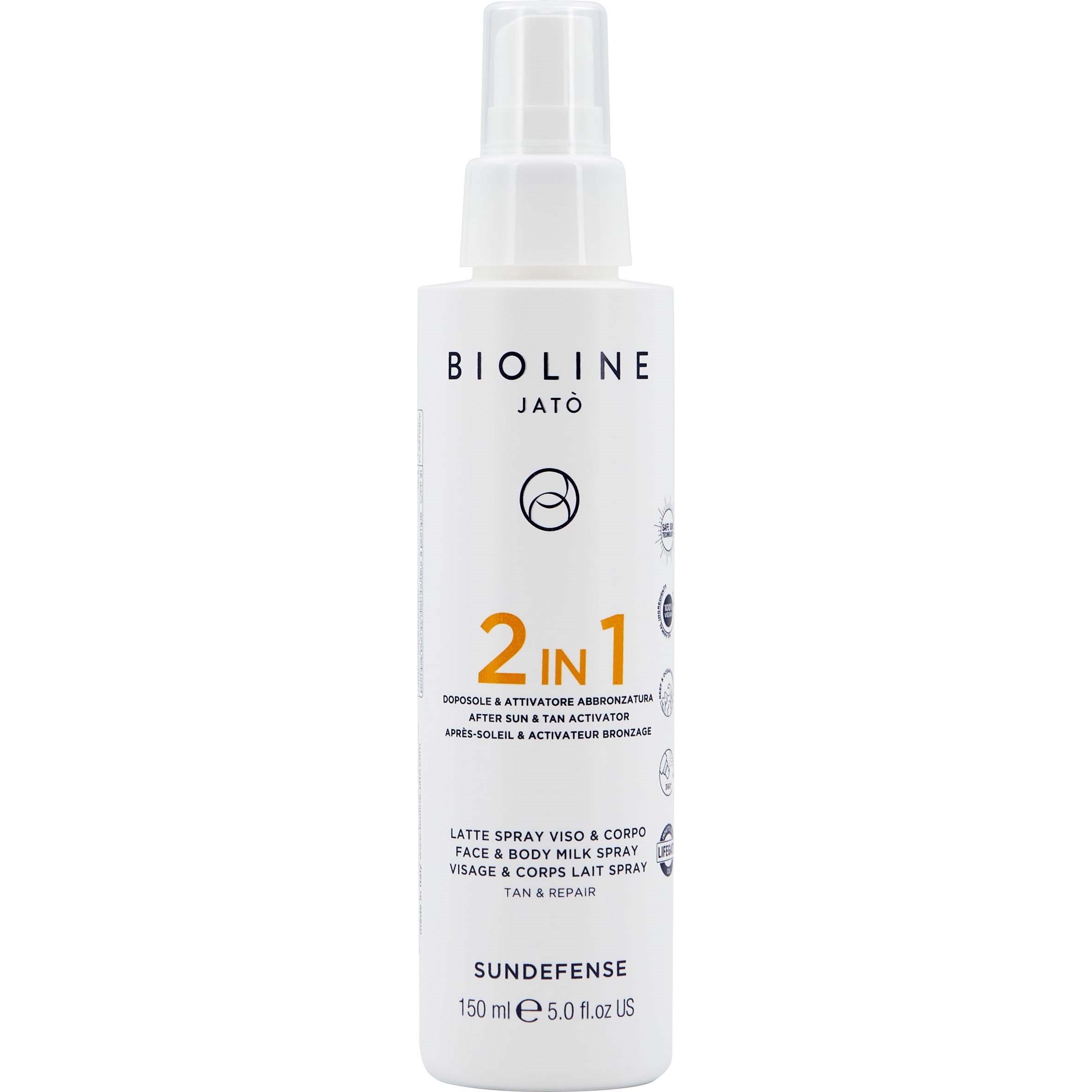 Bioline Jatò 2 IN 1 After Sun & Tan Activator Face & Body Milk Sp billede