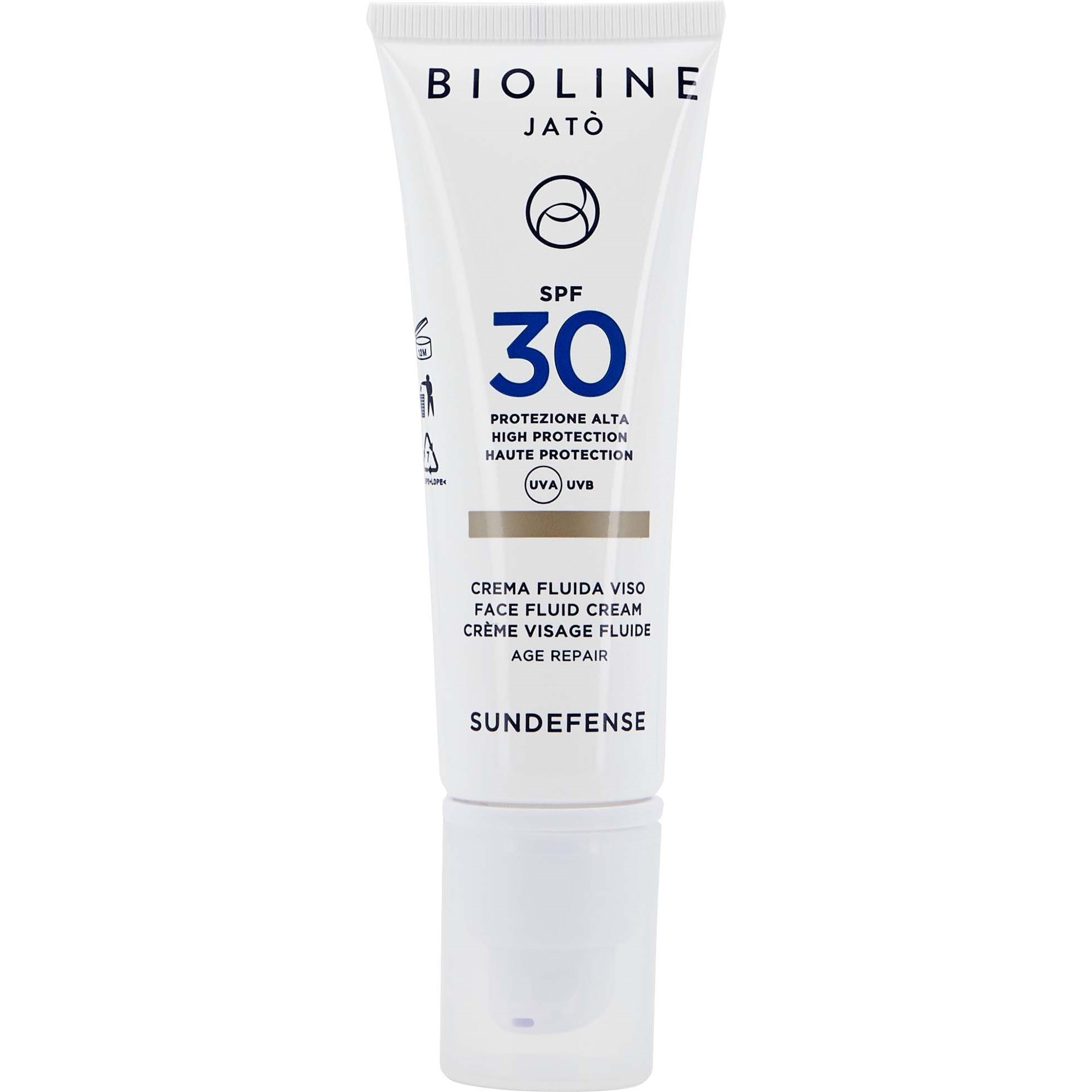 Bioline Jatò SPF 30 High Protection Face Fluid Cream Age Repair 5 billede