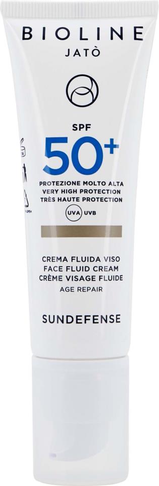 Bioline Jatò SPF 50+ Very High Protection Face Fluid Cream Age Repair 50 ml
