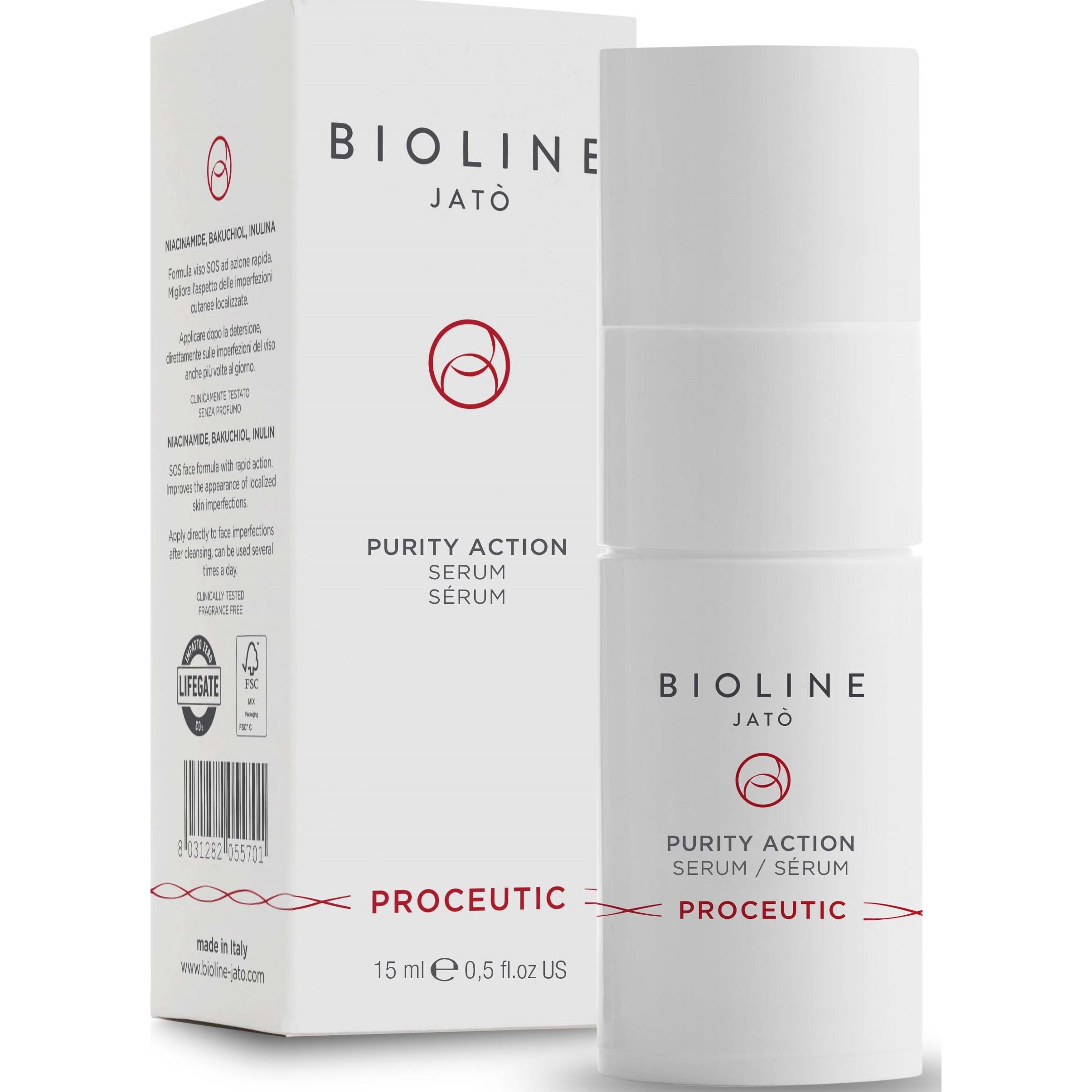 Bioline Jatò Proceutic Purity Action Serum 15 ml billede