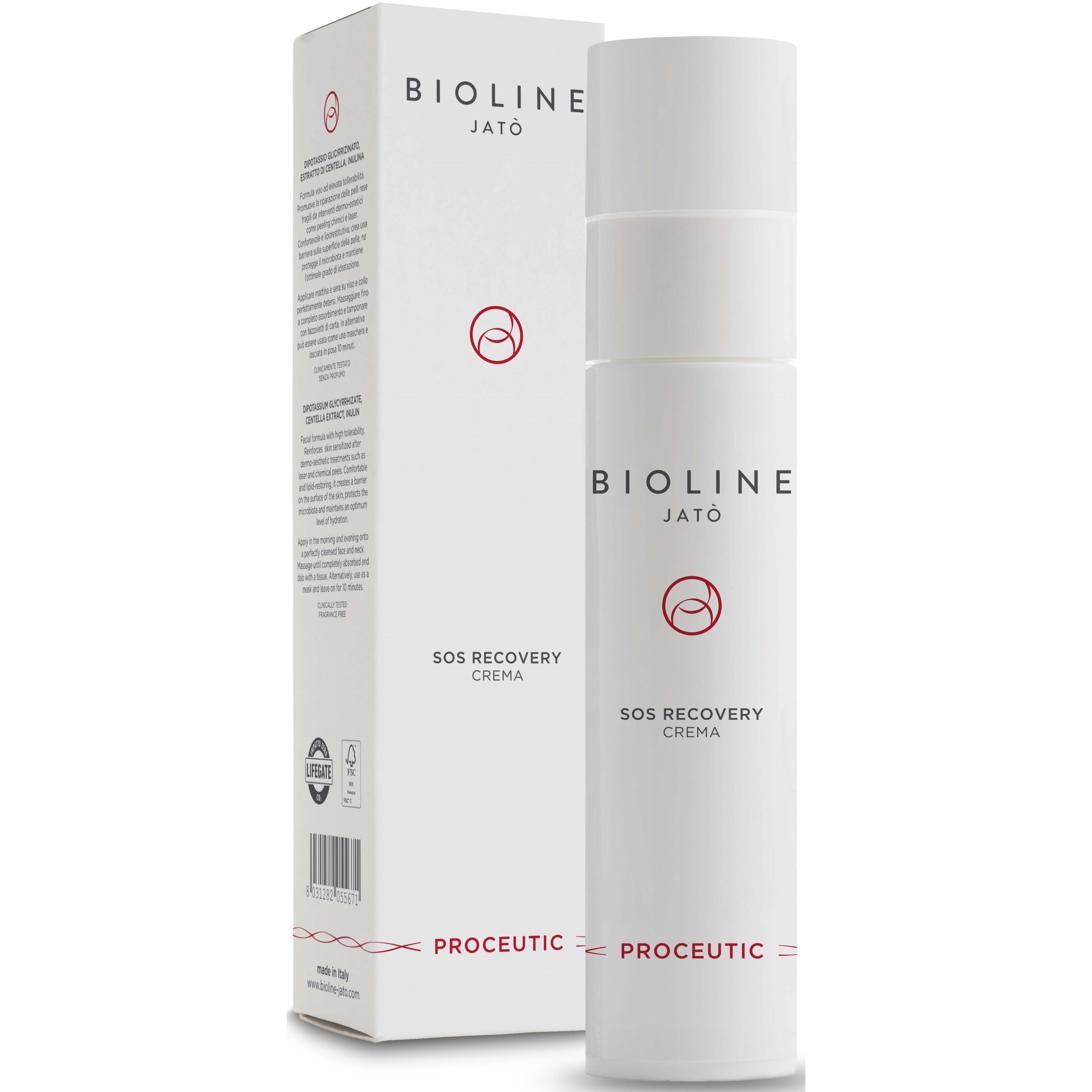 Bioline Jatò Proceutic SOS Recovery Cream 50 ml