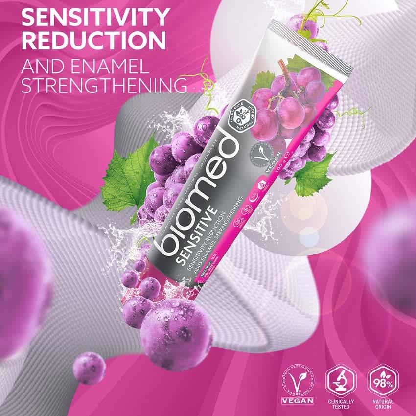 Biomed Sensitive Toothpaste Hydroxyapatite 100 g | lyko.com
