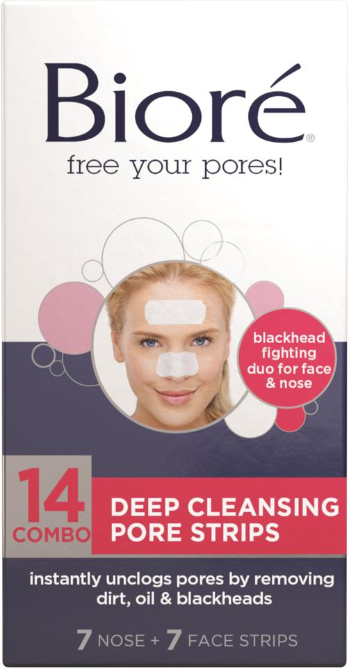 Bioré Deep Cleansing Pore Strips - Combo 14st