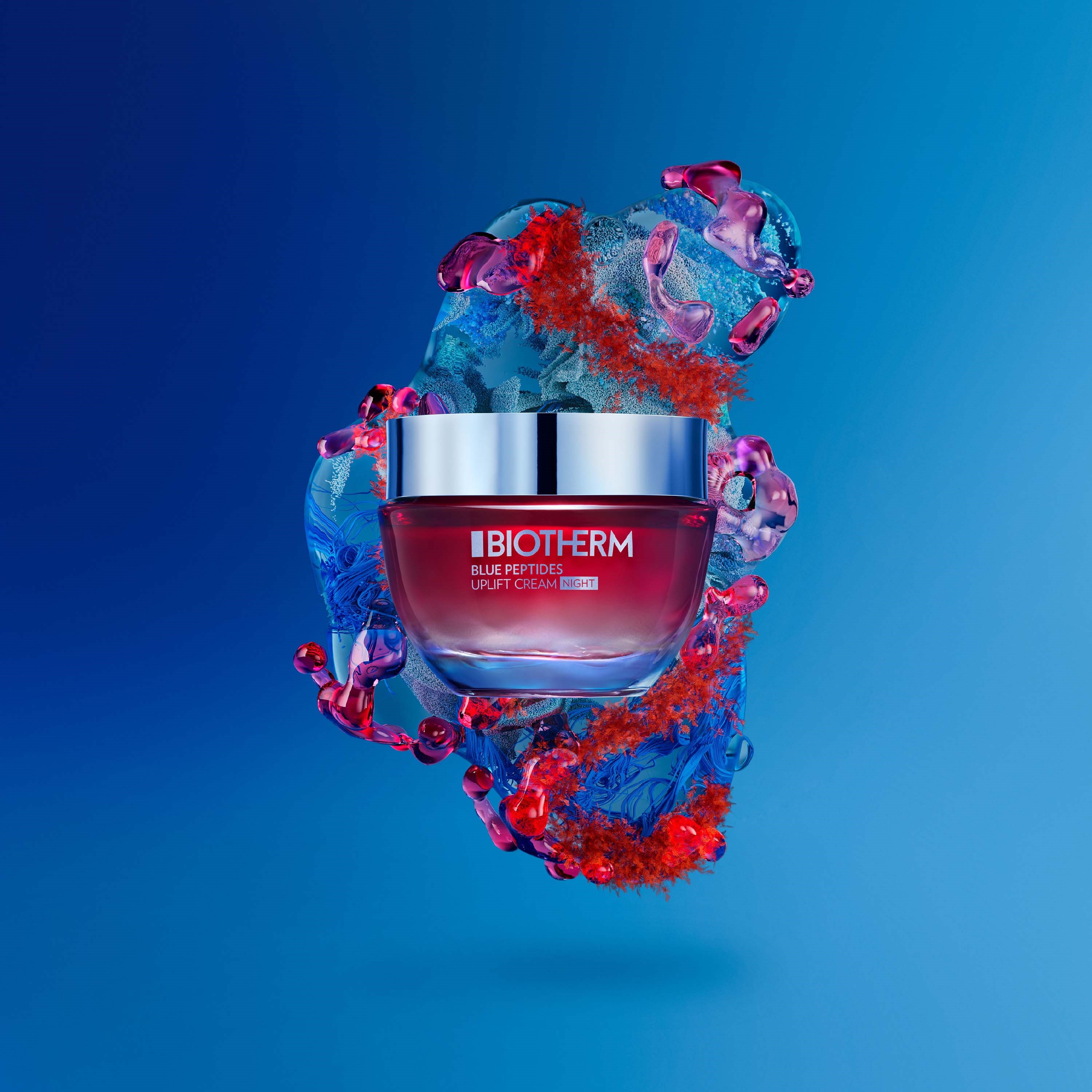 Biotherm Blue Therapy Blue Peptides Uplift Moisturizing Night Cream 50 (obrázok 5)