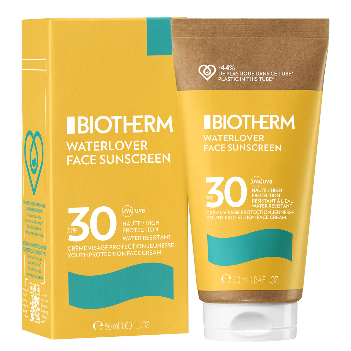 Biotherm Waterlover Creme Solaire Anti-age SPF30 50ml - krem SPF30 50 (obrázok 4)