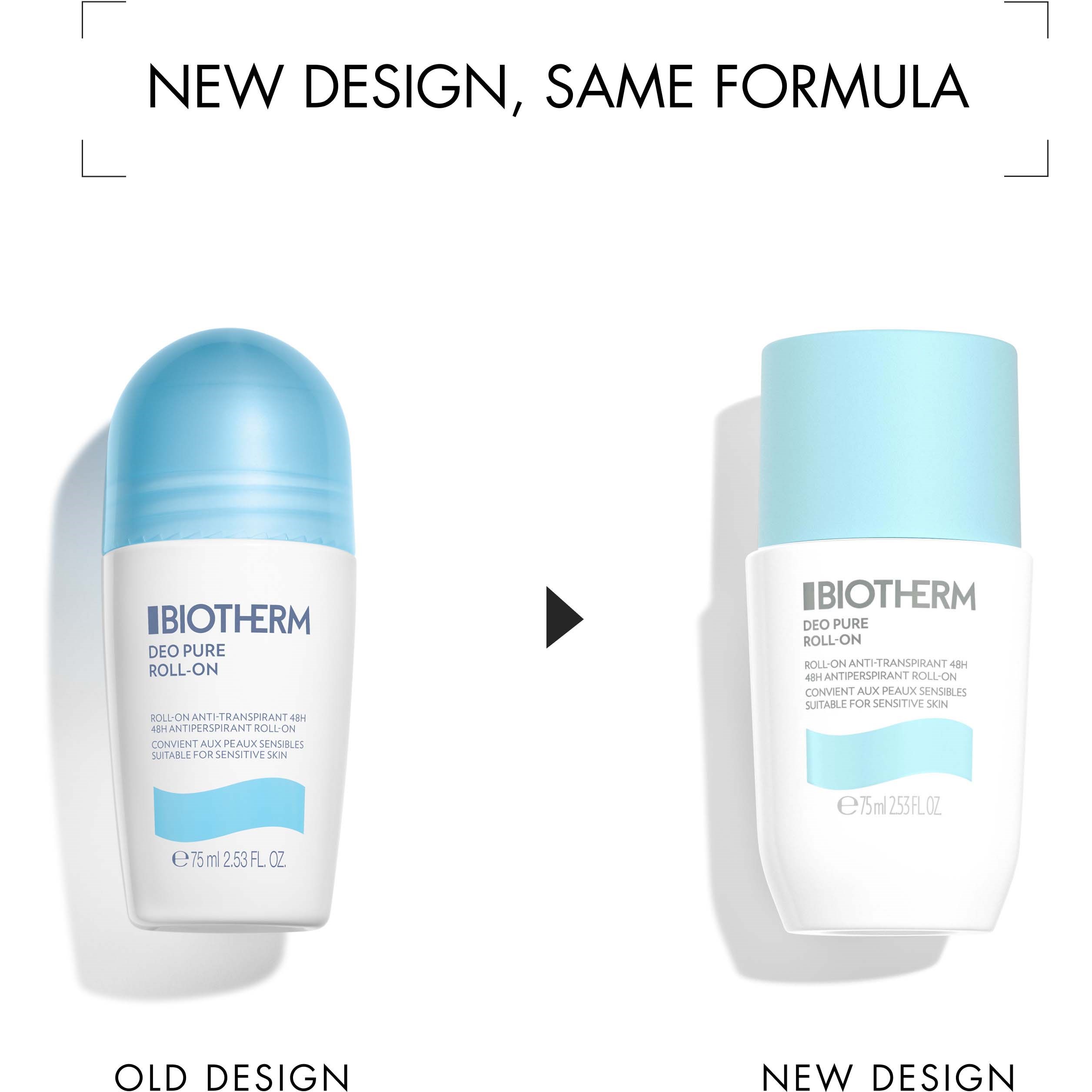 Alternativ bild 1 för Biotherm Deo Pure Roll-On Anti-Transpirant 75 ml