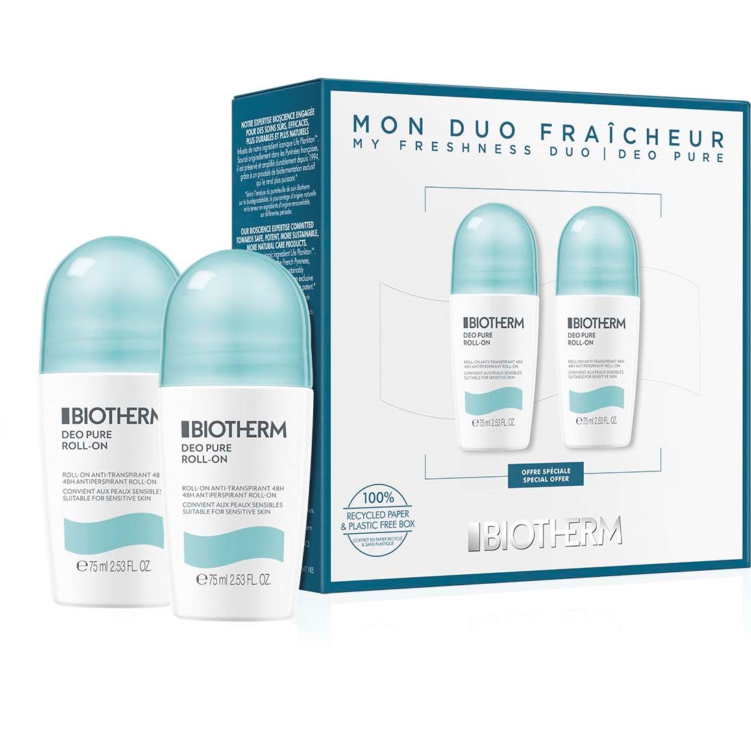 Läs mer om Biotherm Deo Pure Classic My Freshness Duo