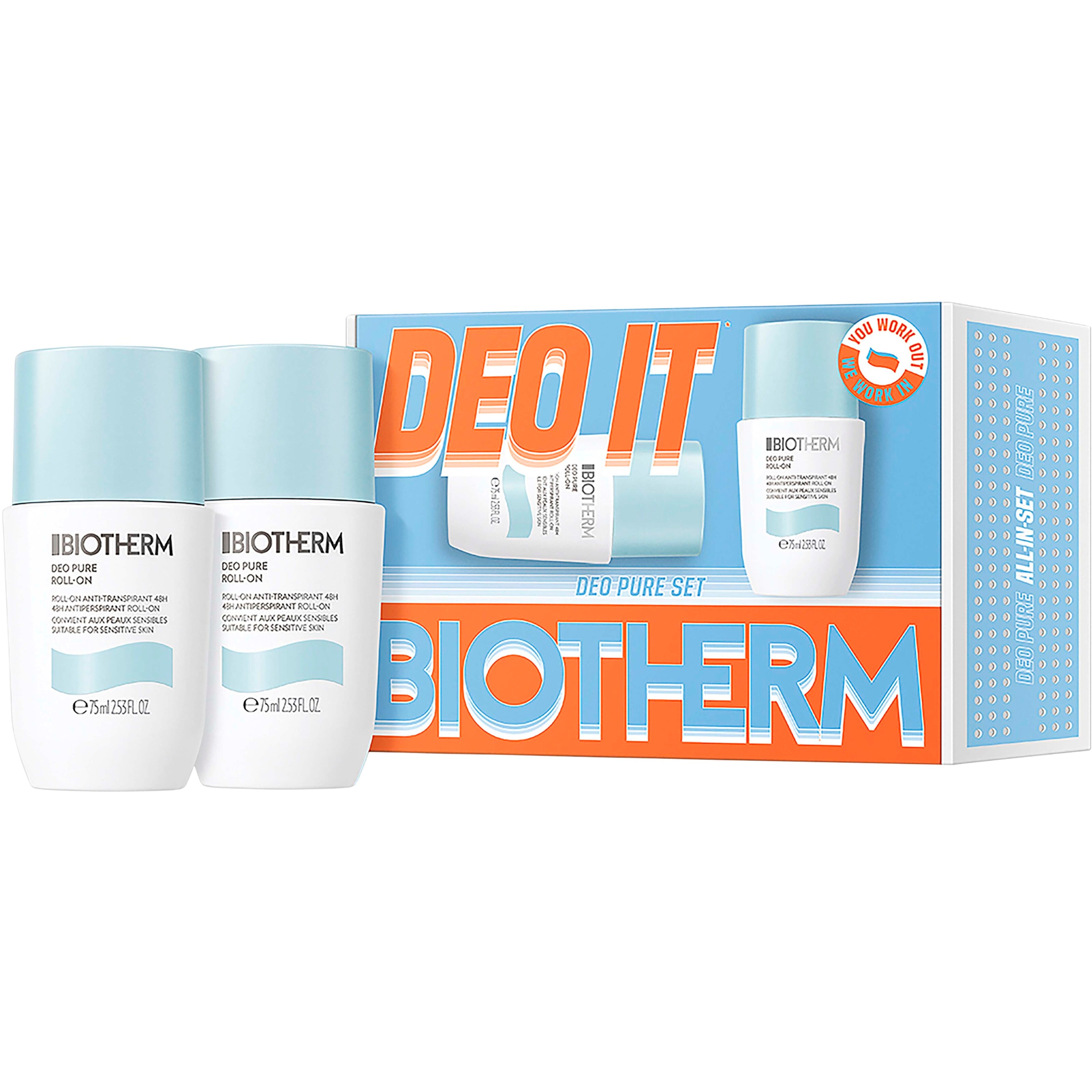 Biotherm Deo Pure Roll-On Duo Set 150 ml