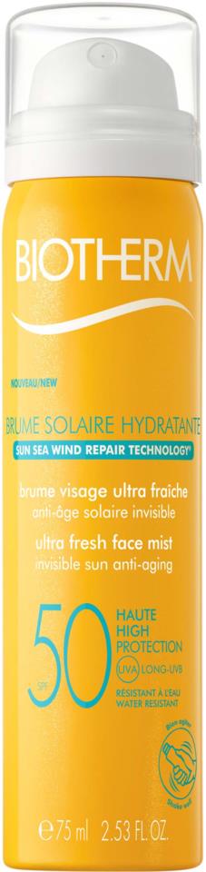 Biotherm Eau Solaire Hydratante SPF50 Mist 75 ml