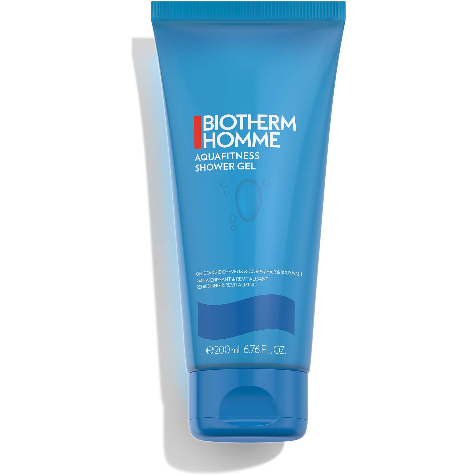 Biotherm Homme Aquafitness Shower Gel 200ml Refreshing Shower Gel For Men