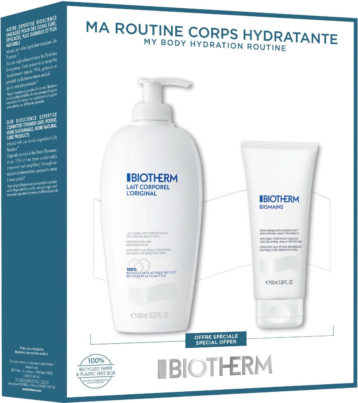 Biotherm Lait Corporel Body Milk Duo Set