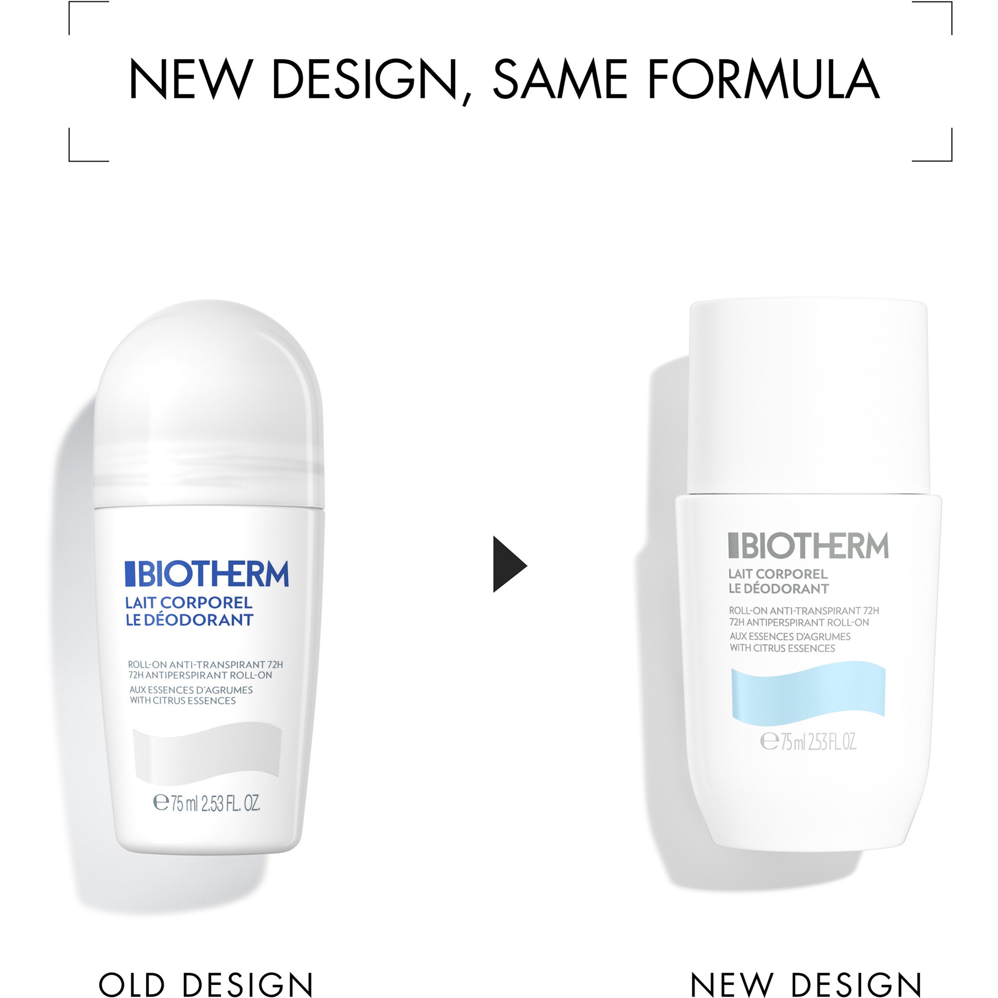 Alternativ bild 1 för Biotherm Deodorant Body Milk Roll-on 75ml