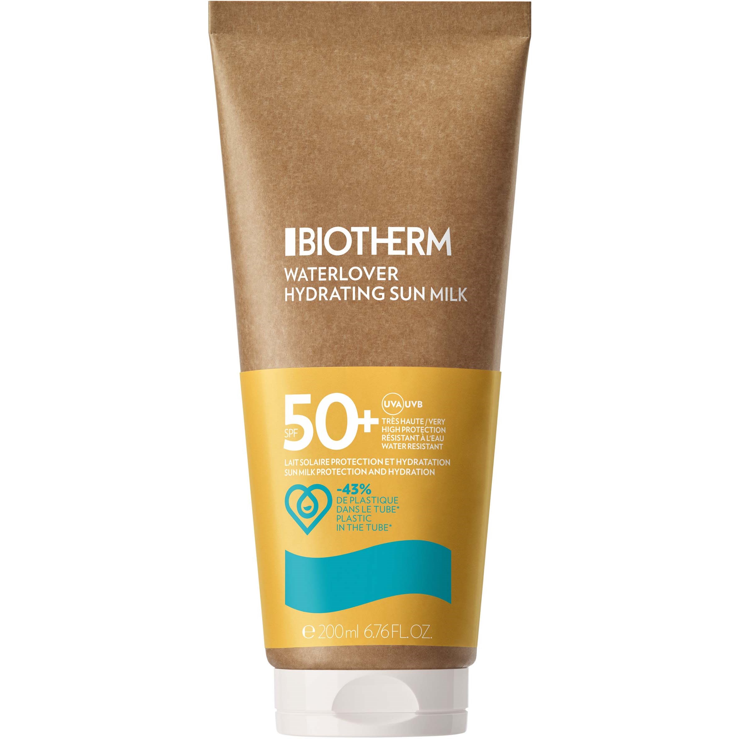 Läs mer om Biotherm Waterlover Hydrating Sun Milk SPF50+ 200 ml