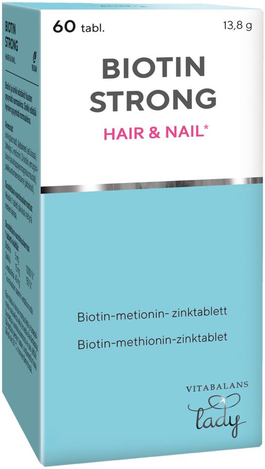 Vitabalans Hair & Nail Biotin Strong 
