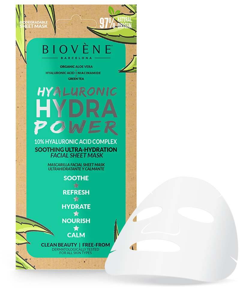 Biovène Barcelona Hyaluronic Hydra Power Sheet Mask 20 ml
