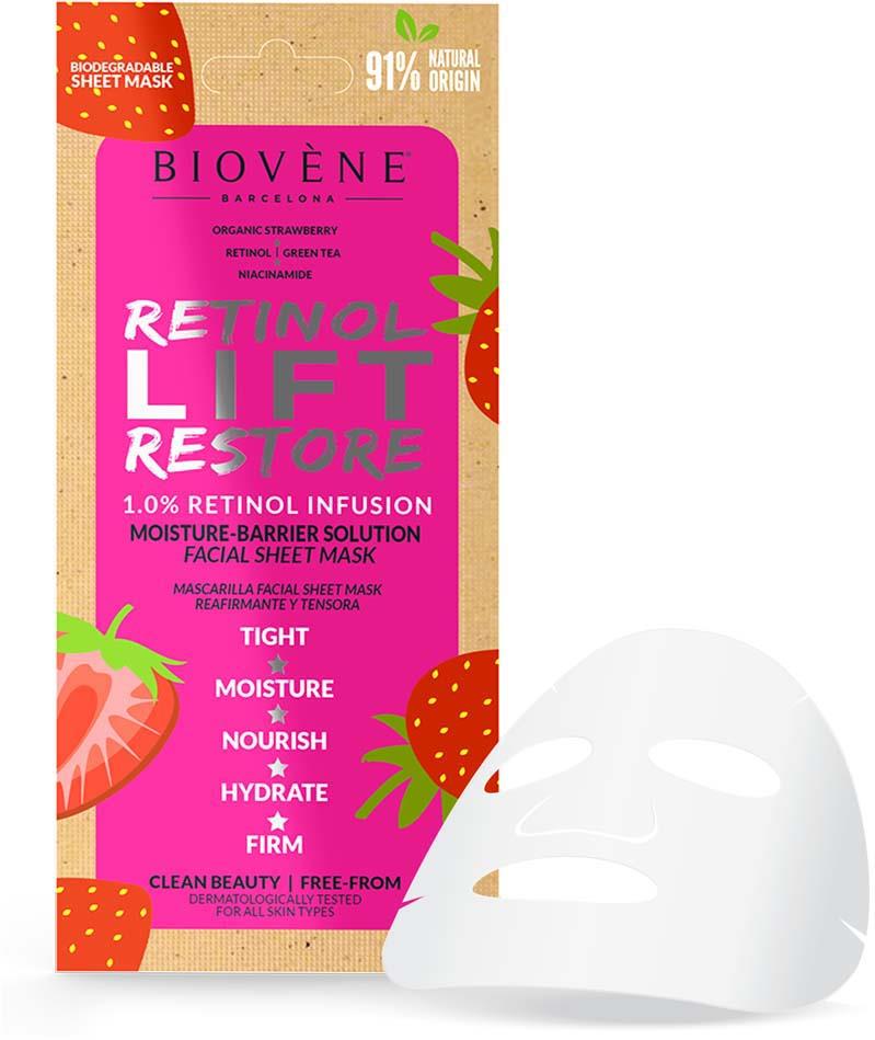 Biovène Barcelona Retinol Lift Restore Sheet Mask 20 ml