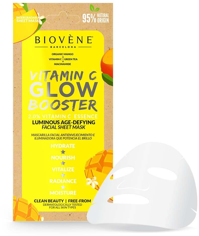 Biovène Barcelona Vitamin C Glow Booste Sheet Mask 20 ml
