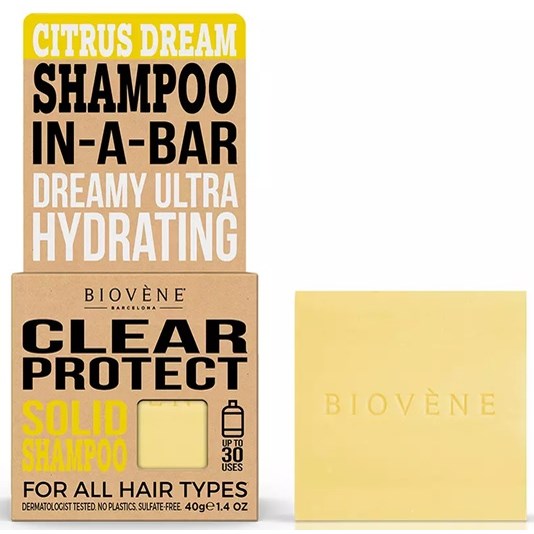 Biovène Clear Protect Citrus Dream Solid Shampoo Bar