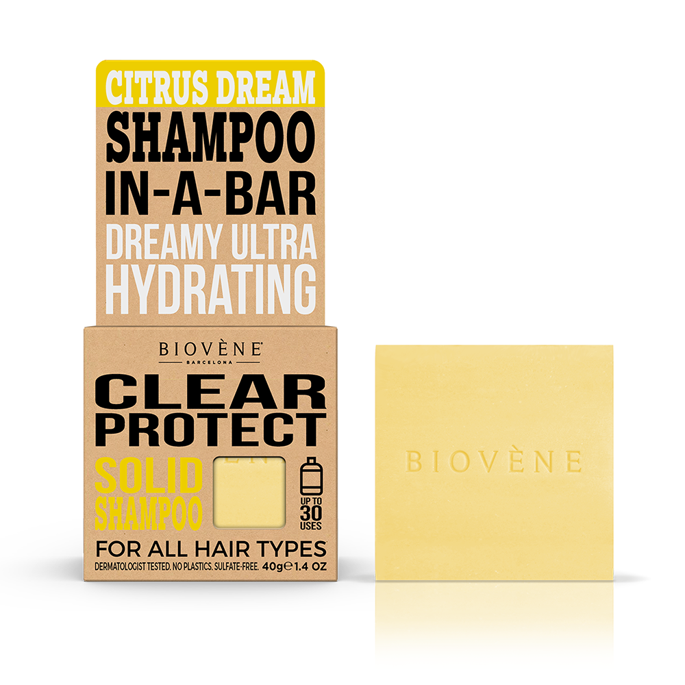 Bilde av Biovène Clear Protect Citrus Dream Solid Shampoo Bar