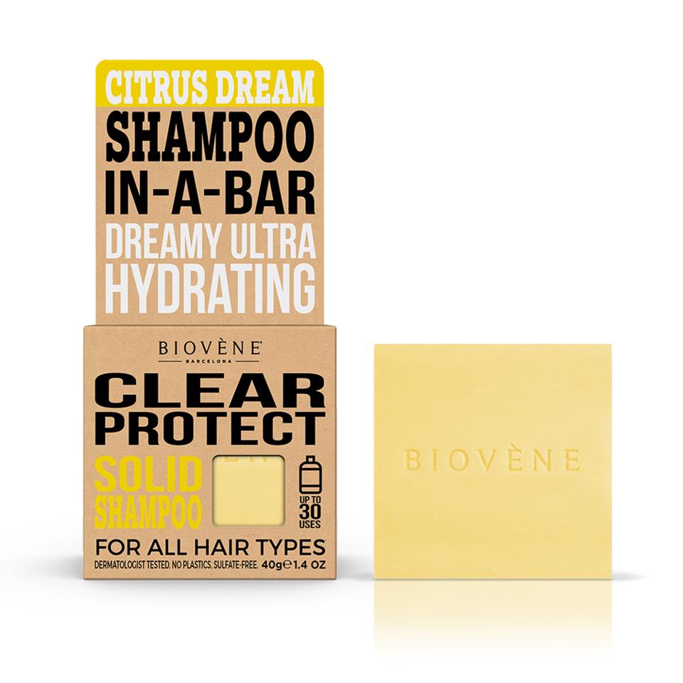 Biovène Clear Protect Citrus Dream Solid Shampoo Bar