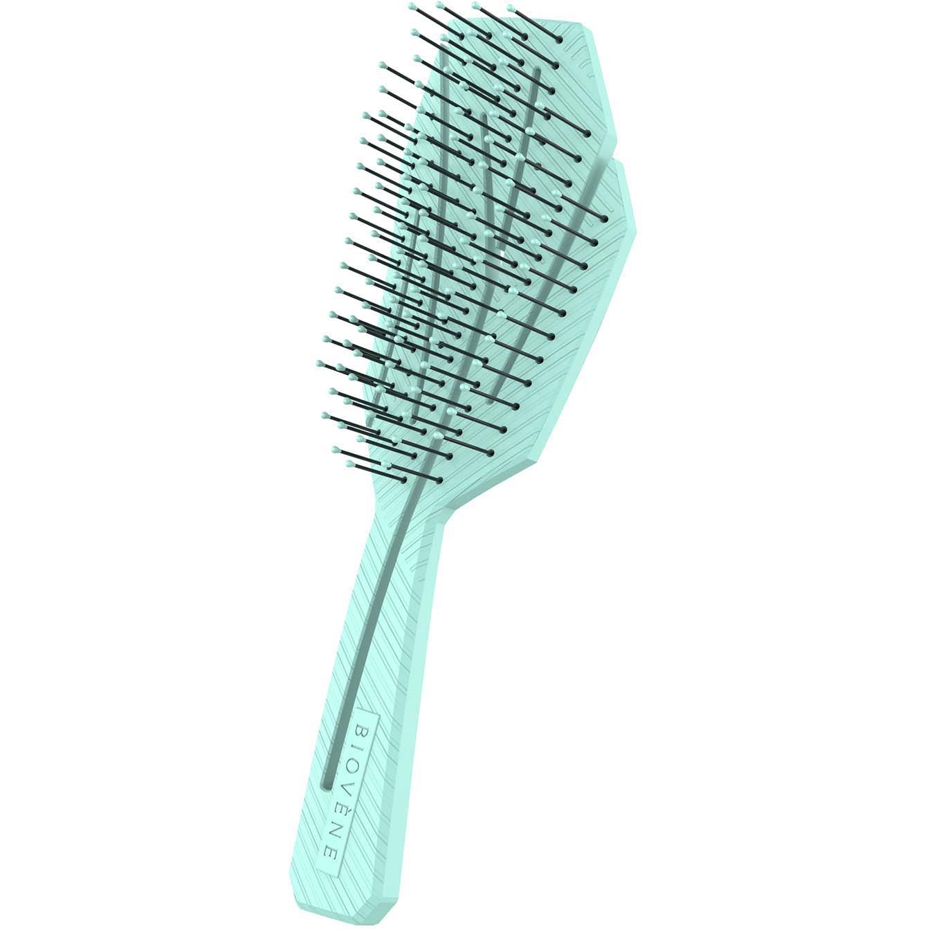 Biovène The conscious Detangling Brush, Mint Green Biodegradable Wet &