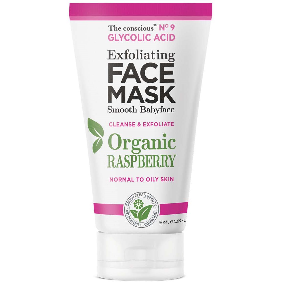 Biovène The conscious Glycolic Acid Exfoliating Face Mask Organic Rasp