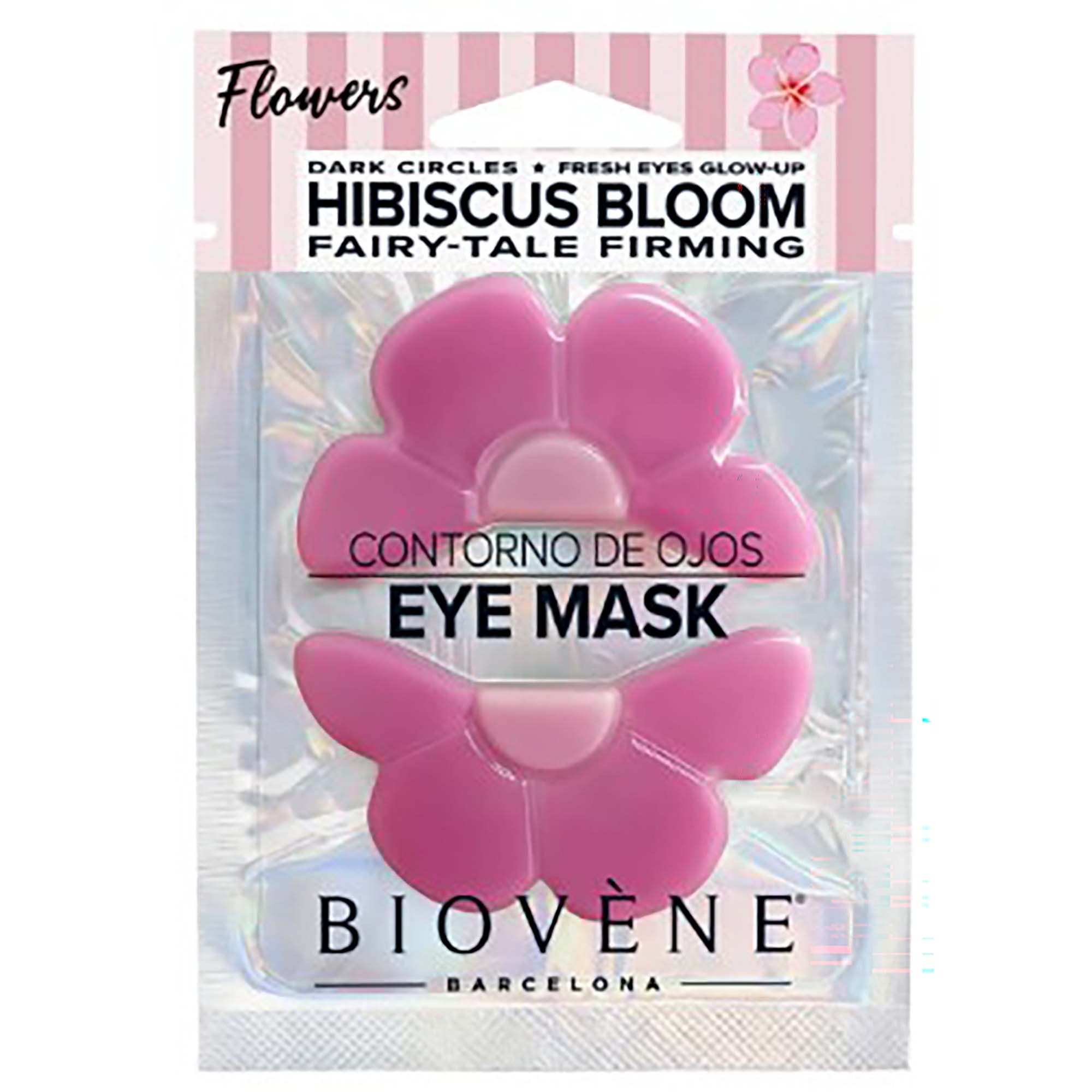 Biovène HIBISCUS BLOOM  Fairy-Tale Firming! Eye Pad Mask for Dark Circles and Eye Contour Puffiness 8 g