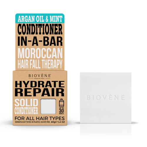 Biovène Hydrate Repair Argan Oil & Mint Solid Conditioner Bar
