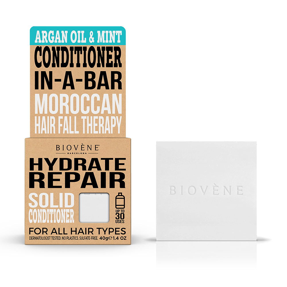 Läs mer om Biovène Hydrate Repair Argan Oil & Mint Solid Conditioner Bar