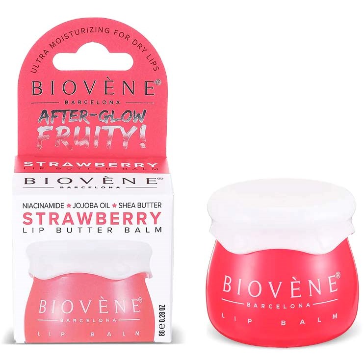 Biovène Lip Care Lip Balm Strawberry/Niacin (obrázok 5)