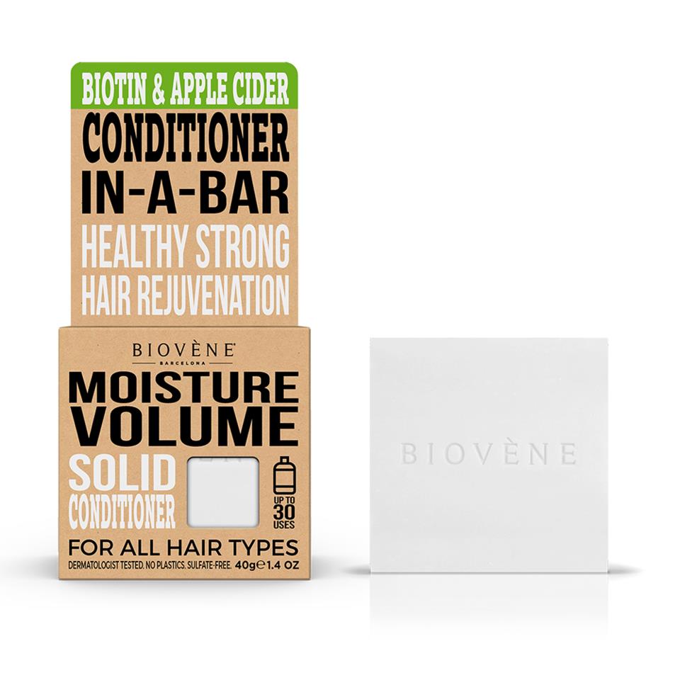 Biovène Moisture Volume Biotin & Apple Cider Solid Conditioner Bar