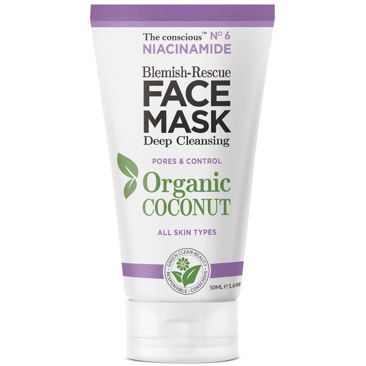 Biovène The conscious Niacinamide Blemish-Rescue Face Mask Organic Coc