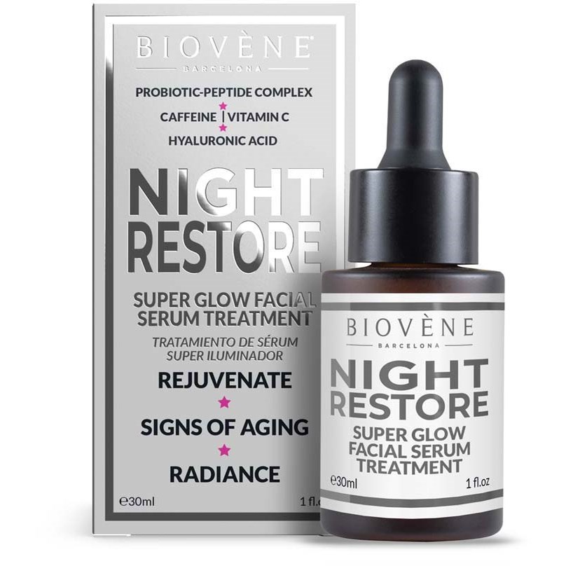 Biovène Star Collection Night Restore Facial Serum Treatment 30 m billede