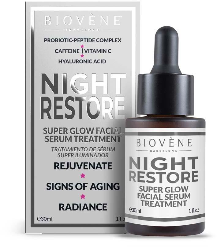 Biovène Star Collection Night Restore Facial Serum Treatment 30 ml