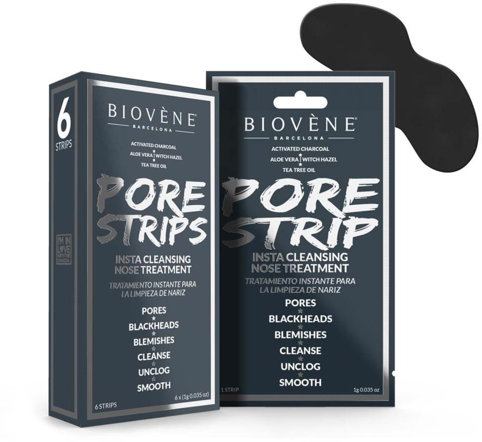 Biovène Pore Strips 6-Pack Insta Cleansing Nose Treatment