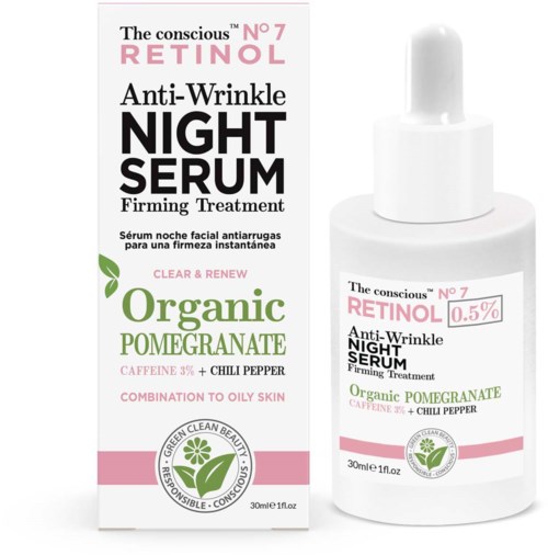 Biovène The conscious Retinol Anti-Wrinkle Night Serum Organic Pomegranate 30 ml